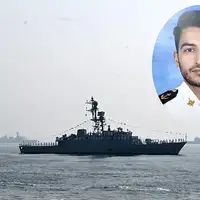 Emad Hormozi (u krugu), ratni brod IRIS Dena (Foto: AP/X)