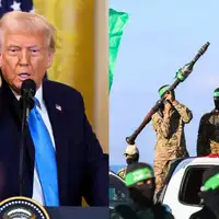Donald trump hamas foto NDTV
