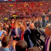 Donald trump ufc borba