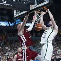 Eurobasket 2025 latvija litvanija EPA