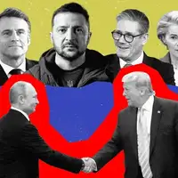 Evropski lideri zelenski putin trump