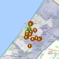 Gaza mapa