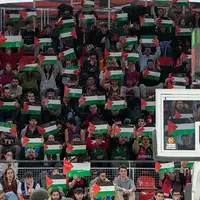 Gaza palestina izraelske ekipe pratiti protesti sirom Evrope gdje budu igrali