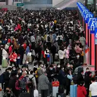 Kina covid zracna luka guzva