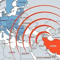Mapa dometa iranskih raketa