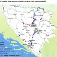 Mapa koridor 5c Bi H dionice autoputa copy
