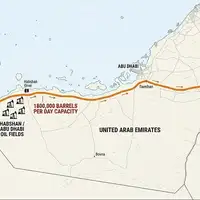 Naftovod  UAE 05 zaobilazenje Hormuški moreuzNovi naftovod će udvostručiti izvozni kapacitet ADNOC-a kroz Fujairah