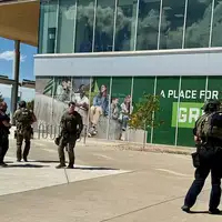 Policija sad Charlie Kirk Foto: Tanjug/AP