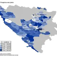 Visina plata sirom F Bi H  prosječna plata