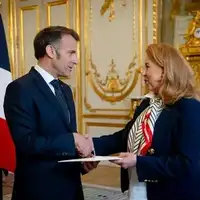 Visnja Loncar i Macron