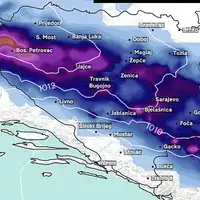 Vremenska prognoza snijeg u Bi H