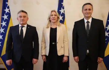 Komsic Cvijanović becirovic Predsjedništvo BiH foto