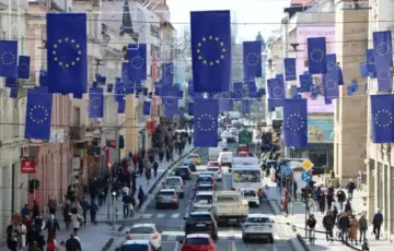 sarajevo okoceno zastave eu foto benjamina karic X