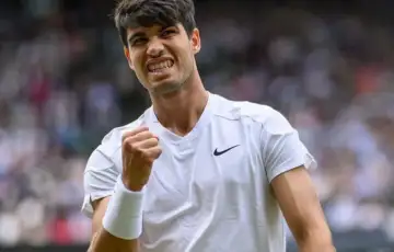 Carlos Alcaraz foto X Wimbledon