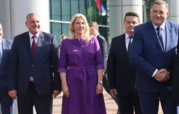Radovan Viskovic Milorad Dodik Zeljka Cvijanovic
