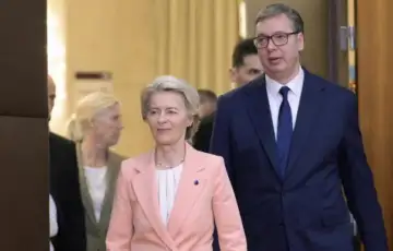 Aleksandar Vucic Ursula von der Leyen