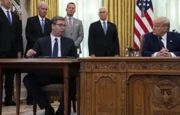 Aleksandar Vucic Donald Trump