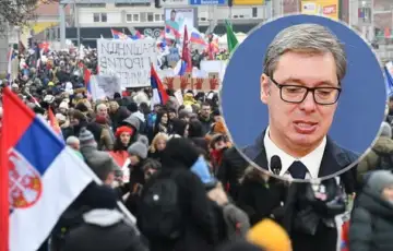Srbija protesti Aleksandar Vučić