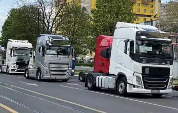 Prevoznici kamioni protest 2025