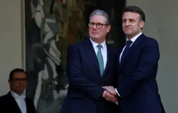 Starmer i Macron Reuters