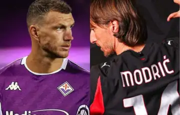 Edin Dzeko Luka Modric