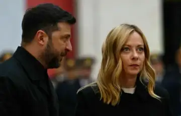 Volodimir Zelenski Giorgia Meloni