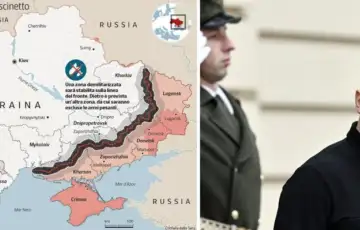 Volodimir Zelenski karta Teritorije koje Putin konačno želi pripojiti kao ruske