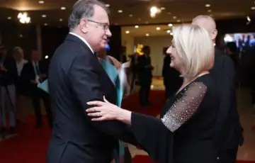 Borjana Krišto i Niksic Božićni prijem