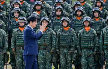 Tajvan vojska foto pamflet