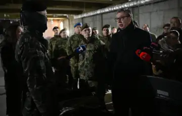 Aleksandar Vucic Kobre vojna jednica  FOTO TANJUG/ AMIR HAMZAGIC