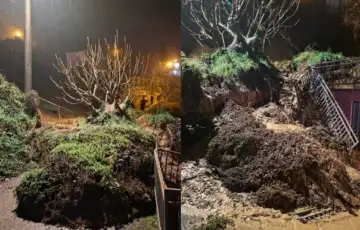 Mostar 01  Kliziste u naselju Cim Foto: Bljesak.info