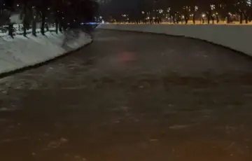 Miljacka sarajevo snijeg