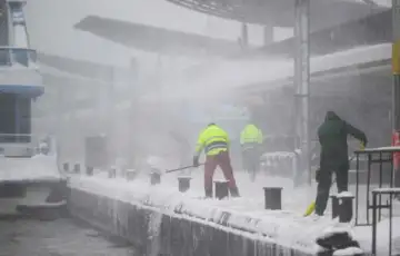 Evropa Val hladnoce zima