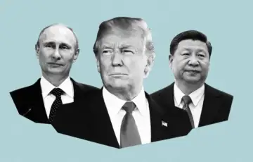 Vladimir Putin Donald Trump i Xi Jinping