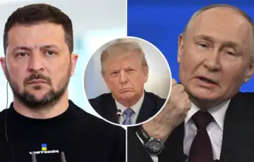 Zelenski Putin i Tramp