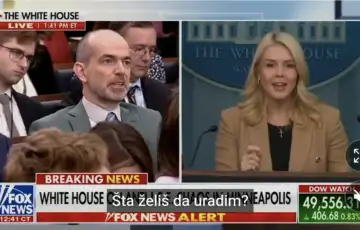 Karoline Leavitt pitanje novinara