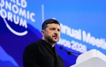 Volodimir Zelenski davos