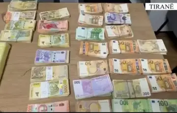 Albanija Zaplijenjeni novac