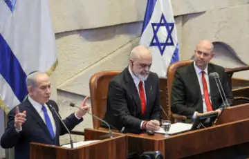 Edi Rama u izraelskom parlamentu