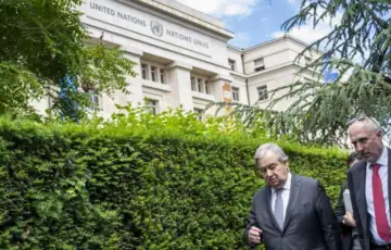 Antonio gutteres Stephane Dujarric 872x610