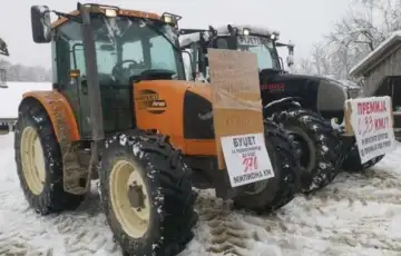 Mljekari RS protesti Foto: Udruženje poljoprivrednih proizvođača-mljekara RS