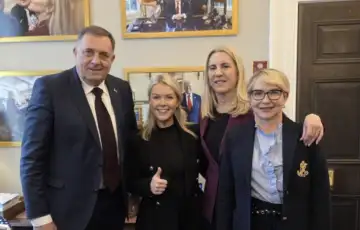 Zeljka Cvijanovic Milorad Dodik Karoline Leavitt Ana Trisic Babic
