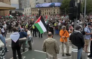 Sydney Australija protesti 02 zbog dolaska predsjednika Izraela