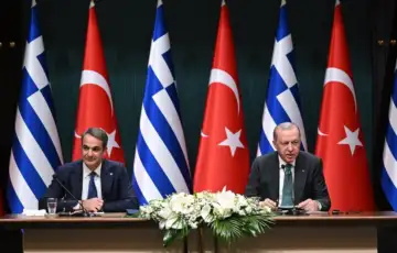 Recep Tayyip Erdogan Kyriakos Mitsotakis
