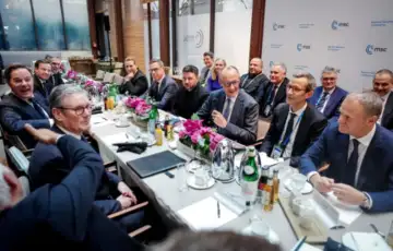 Evropski lideri  München  tokom danasnjeg sastanka u Njemackoj 02