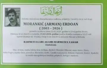 Dzenaza mladicu Erdoan Morankic