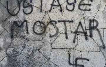 Mostar partizansko groblje vandalizam/ df