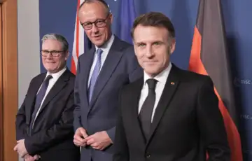 Friedrich Merz Keir Starmer Emmanuel Macron