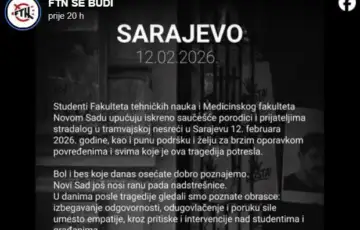 Studenti novog sada podrska sarajevu