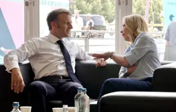 Emmanuel Macron Giorgia Meloni
